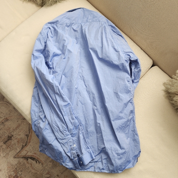 The Kooples Blue Classic Dress Shirt - Picture 3 of 4